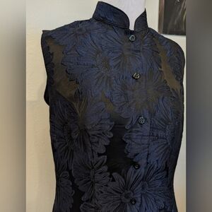 BeBe Tailor Custom Silk Daisy Midi Dress